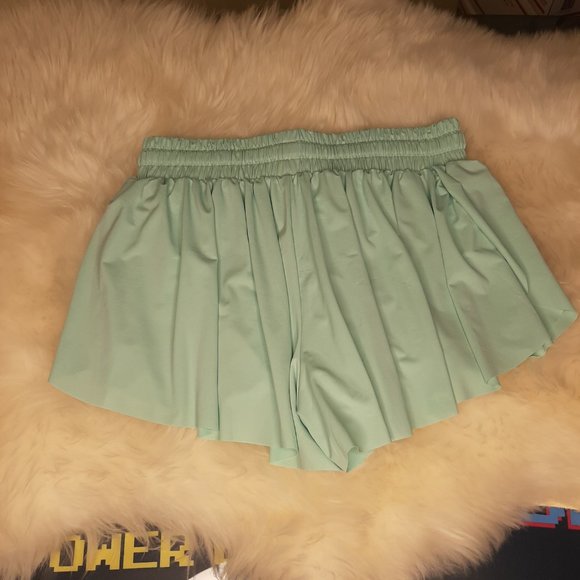 NWOT!!! Lightweight Tulip Style running Shorts Mint Green, inner shorts!!! - Picture 4 of 6